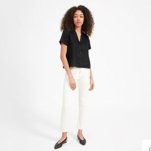 Everlane Linen Short-Sleeve Notch Shirt
